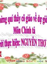 Bài giảng Tiếng việt lớp 5 - Chính tả Hành trình của bầy ong - Năm học 2012-2013 - Nguyễn Thơ Văn